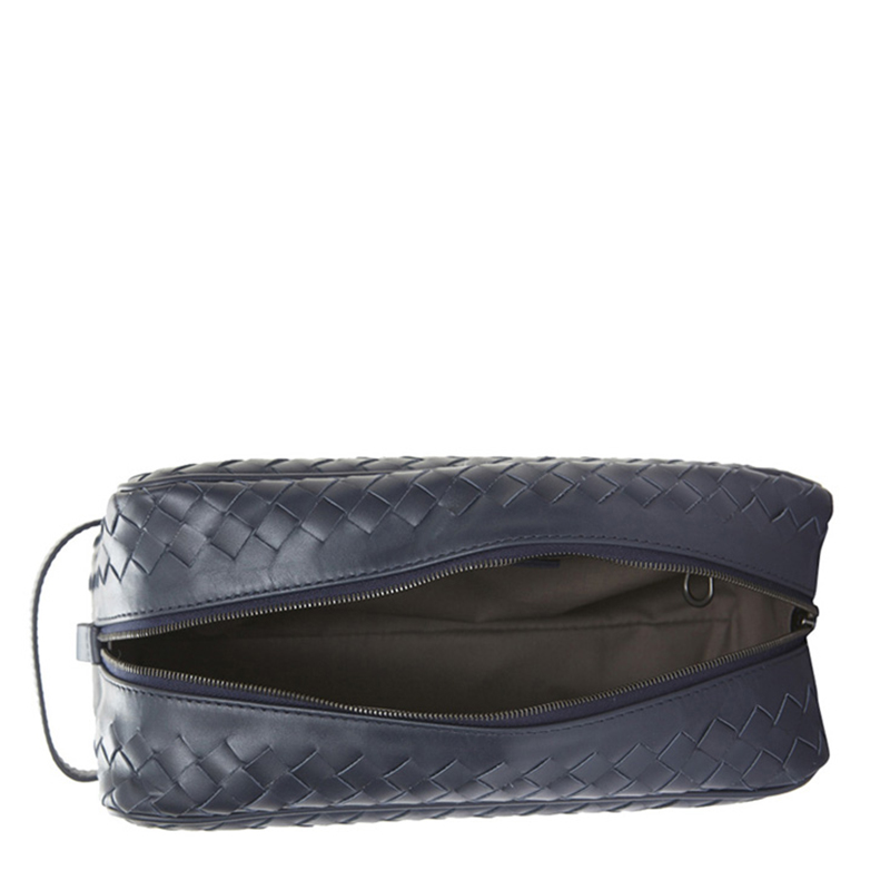  Túi Nam Bottega Veneta Calfskin Clutch Regular 'Dark Blue' 