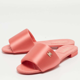  Dép Nữ Chanel Sandales Chaussures Sandals 'Orange' 