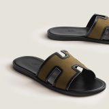  Dép Nam Hermes Izmir Sandal 'Olive Green' 