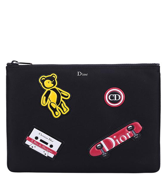  Túi Nam Dior Clutches Canvas 'Black' 
