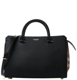  Túi Nữ Burberry Calfskin Mega Check Small Banwell 'Black' 