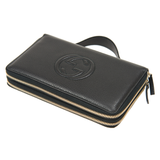  Túi Nam Gucci Leather Soho Travel Document 'Black' 