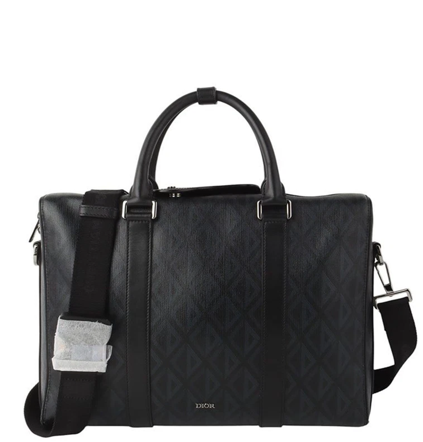  Túi Nam Dior Ringo CD Diamond Canvas 'Black' 
