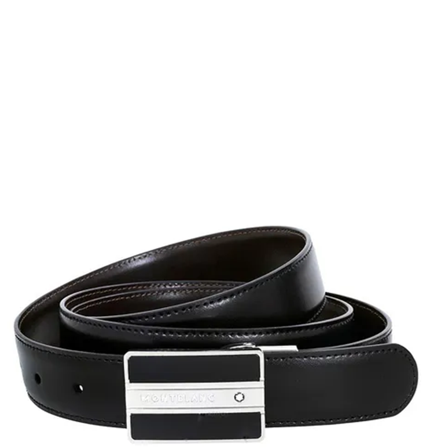  Thắt Lưng Nam MontBlanc Belt Reversible 'Black' 
