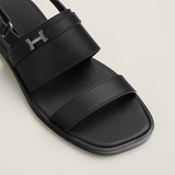  Dép Nam Hermes Henrio Sandal 'Black' 
