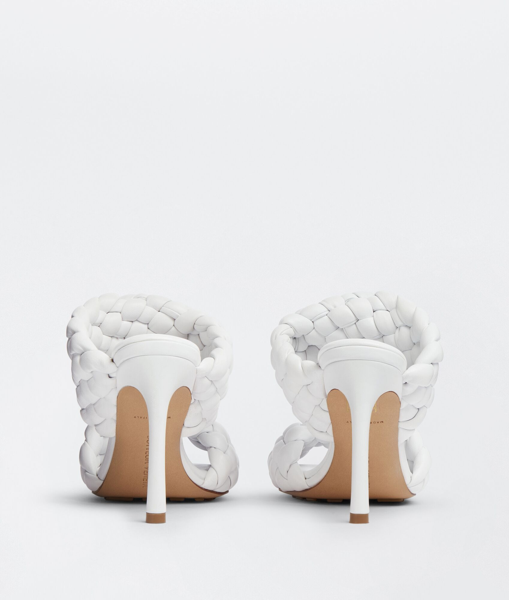  Giày Nữ Bottega Veneta The Curve Padded Intrecciato Leather 'White' 