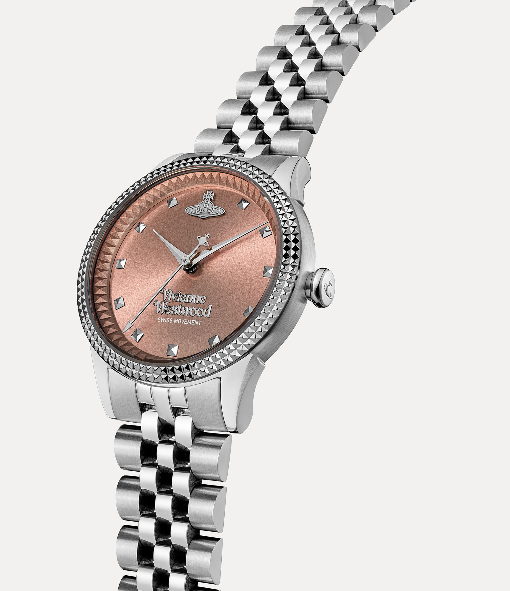  Đồng Hồ Nữ Vivienne Westwood Little Seymour 'Silver Pink' 