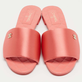  Dép Nữ Chanel Sandales Chaussures Sandals 'Orange' 