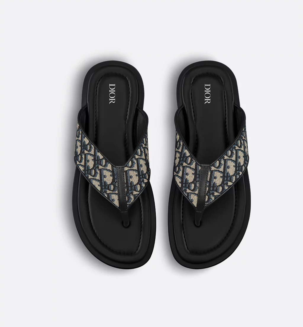  Dép Dior Alias Thong Sandal 'Black' 