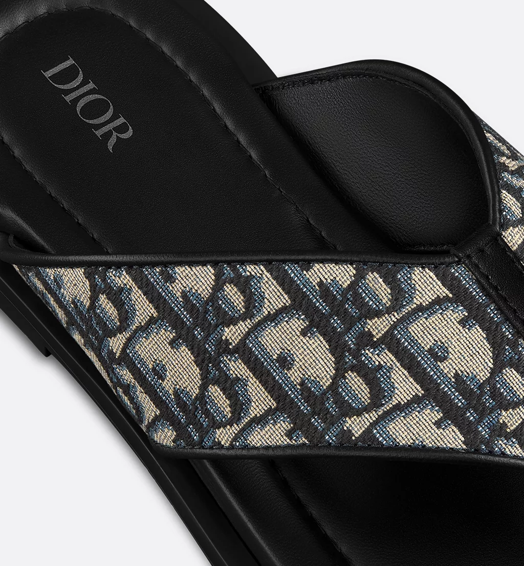  Dép Dior Alias Thong Sandal 'Black' 