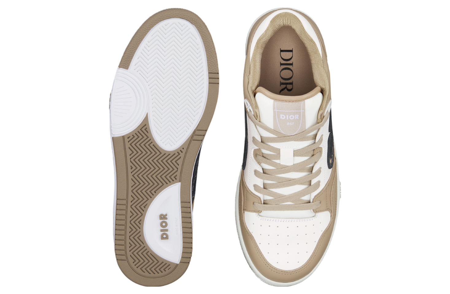  Giày Nam Dior B27 Low-Top 'Beige' 