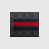  Ví Nam Gucci GG Supreme Web ‘Black Gray’ 