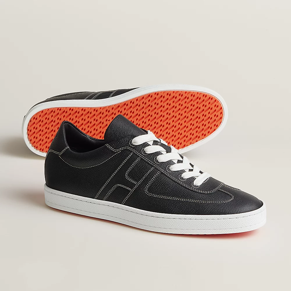  Giày Nam Hermes Boomerang Sneaker 'Black' 