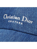  Mũ Dior Logo Embroidered Hat 'Denim' 