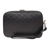  Túi Nam Gucci Logo-embossed Hand Bag 'Black' 