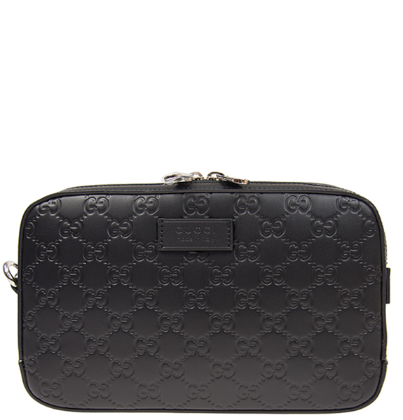  Túi Nam Gucci Logo-embossed Hand Bag 'Black' 