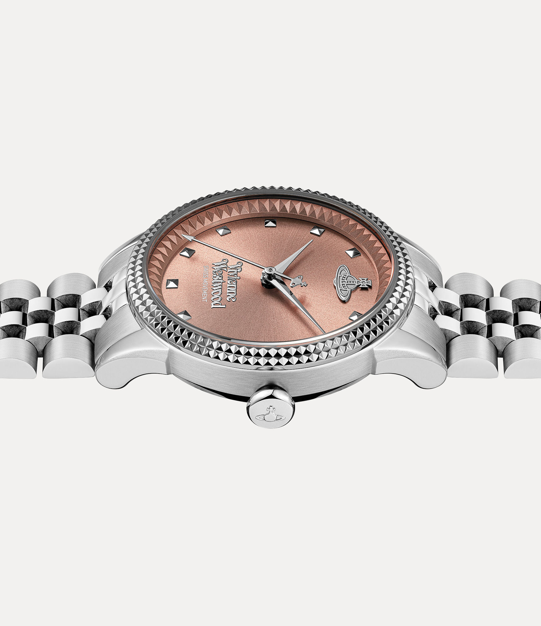  Đồng Hồ Nữ Vivienne Westwood Little Seymour 'Silver Pink' 