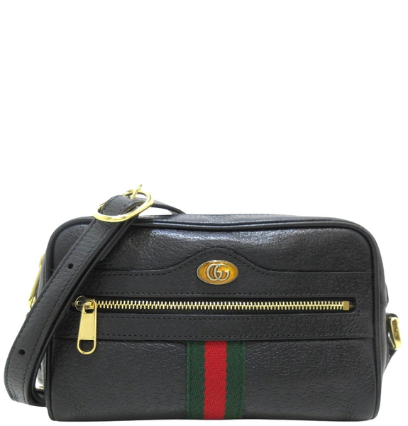  Túi Gucci Ophidia Belt Bag Small Chesnut 'Black' 