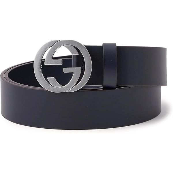  Thắt Lưng Nam Gucci Distressed Leather Buckle 'Black' 