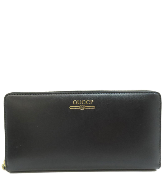  Túi Nữ Gucci Long Wallet Leather 'Black' 