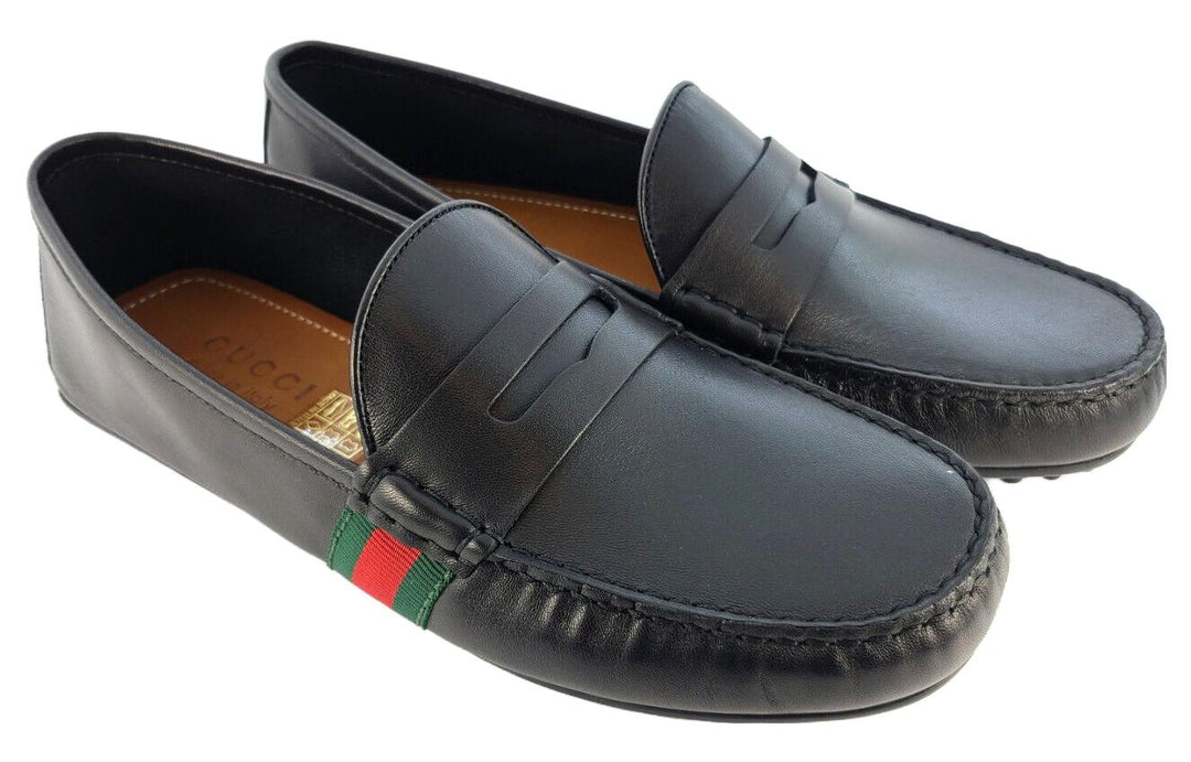  Giày Nam Gucci Loafer 'Black' 