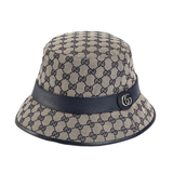  Mũ Nữ Gucci GG Canvas Bucket Hat 'Beige Navy' 