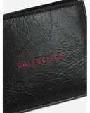  Ví Nam Balenciaga Logo Detailed Cash Square Folded 'Black' 