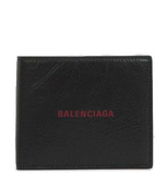  Ví Nam Balenciaga Logo Detailed Cash Square Folded 'Black' 