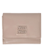  Ví Nữ Miu Miu Bean Paste Small Leather 'Pink' 