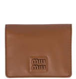  Ví Nữ Miu Miu Bean Paste Small Leather 'Brown' 