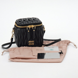  Túi Nữ Miu Miu Matelasse Nappa Leather 'Black' 