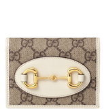  Ví Nữ Gucci Horsebit 1955 Case Wallet 'White' 
