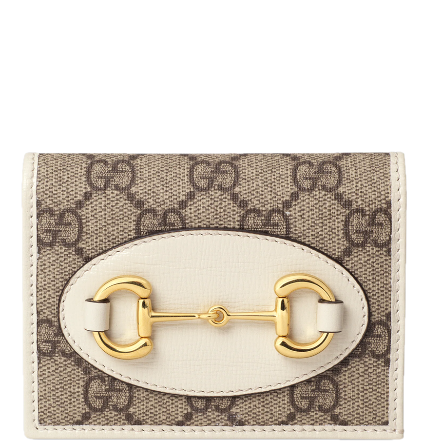  Ví Nữ Gucci Horsebit 1955 Case Wallet 'White' 