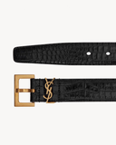  Thắt Lưng Saint Laurent Cassandre 'Black Gold' 