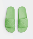  Dép Nữ Bottega Veneta Pistachio Rubber Slides 'Green' 
