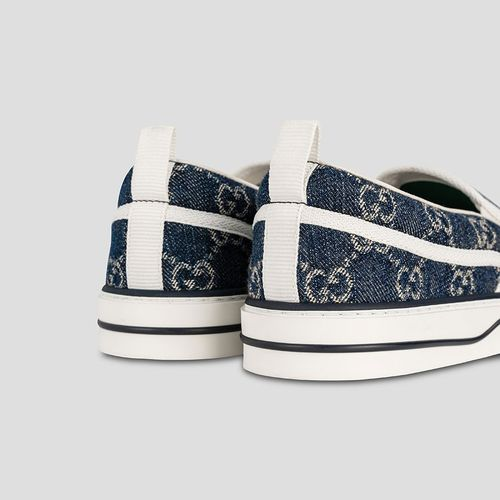  Giày Nam Gucci Tennis 1977 Slip-on 'Blue' 