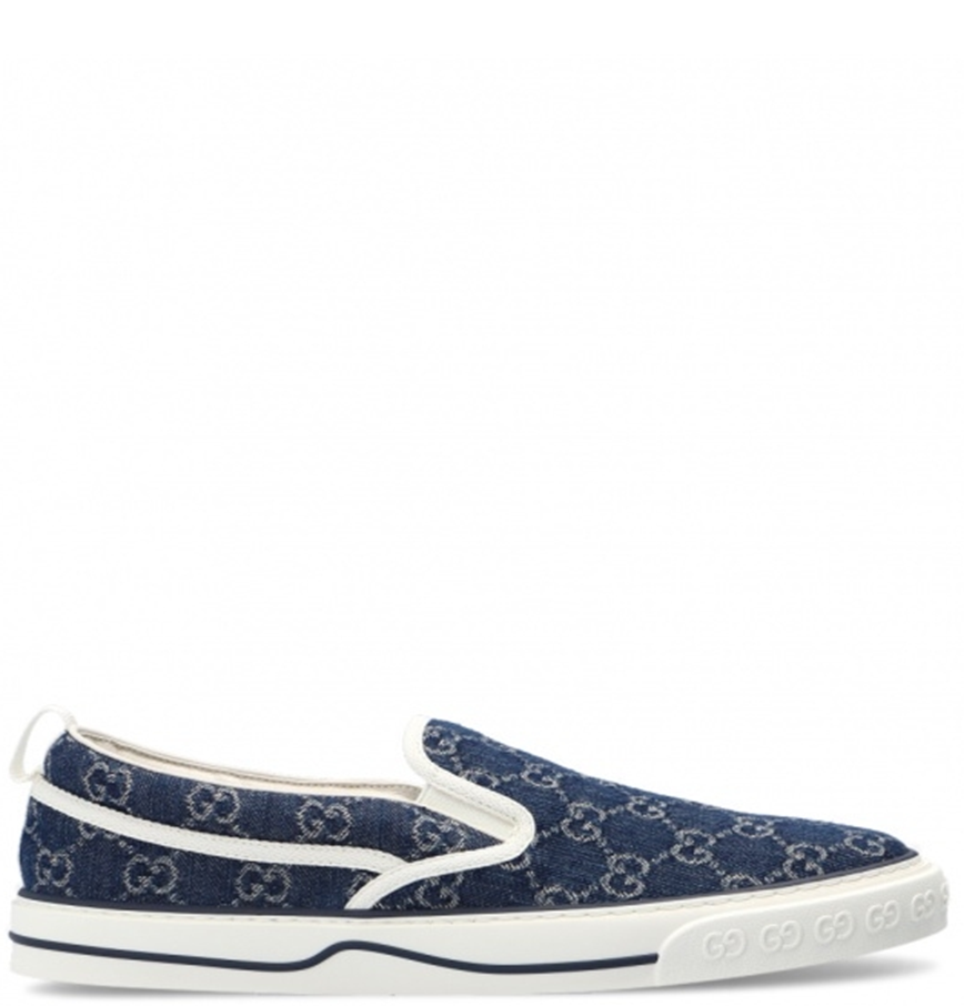  Giày Nam Gucci Tennis 1977 Slip-on 'Blue' 