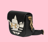  Túi Gucci x adidas Horsebit 1955 Bag 'Black White' 