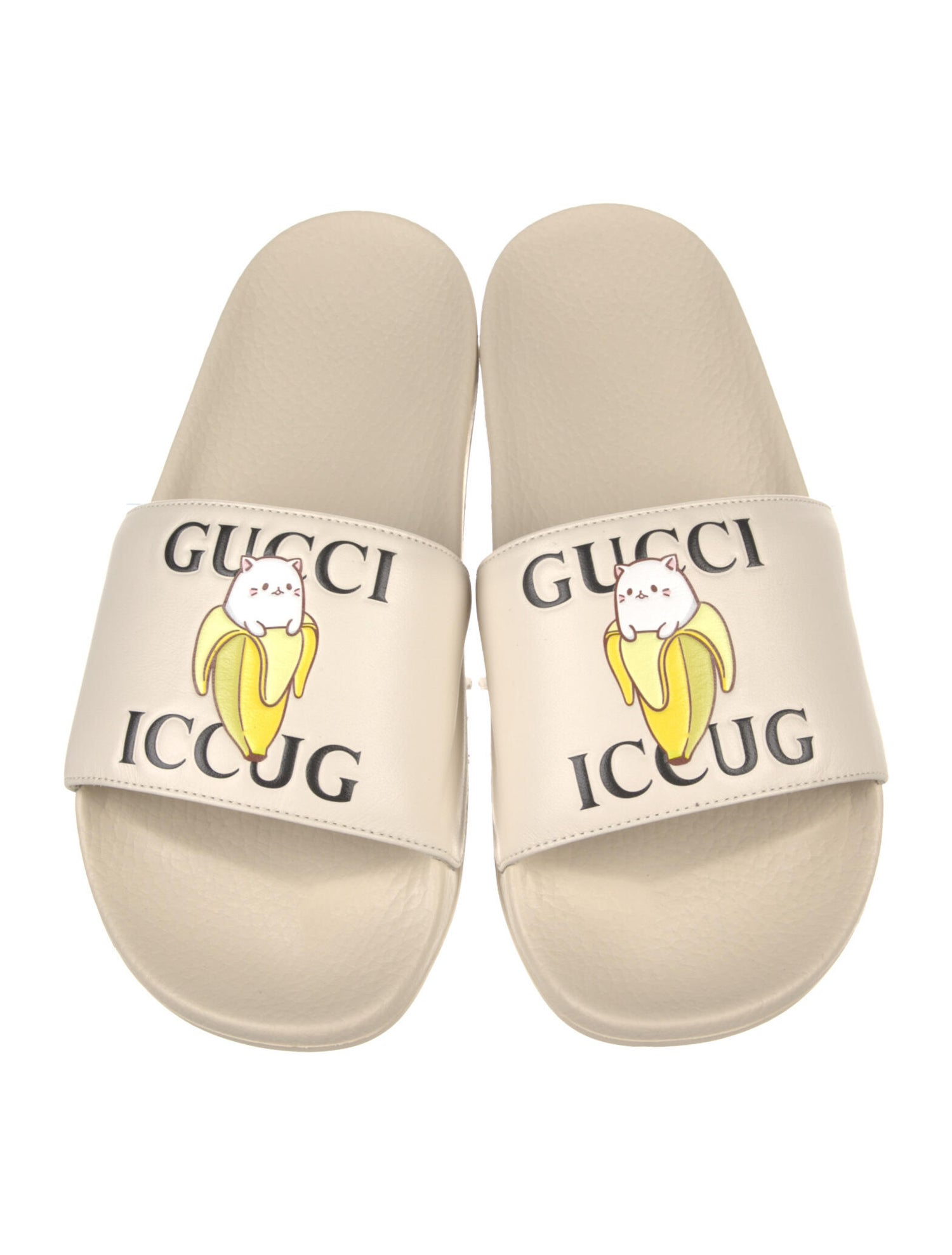  Dép Nữ Gucci Kitten 'White' 