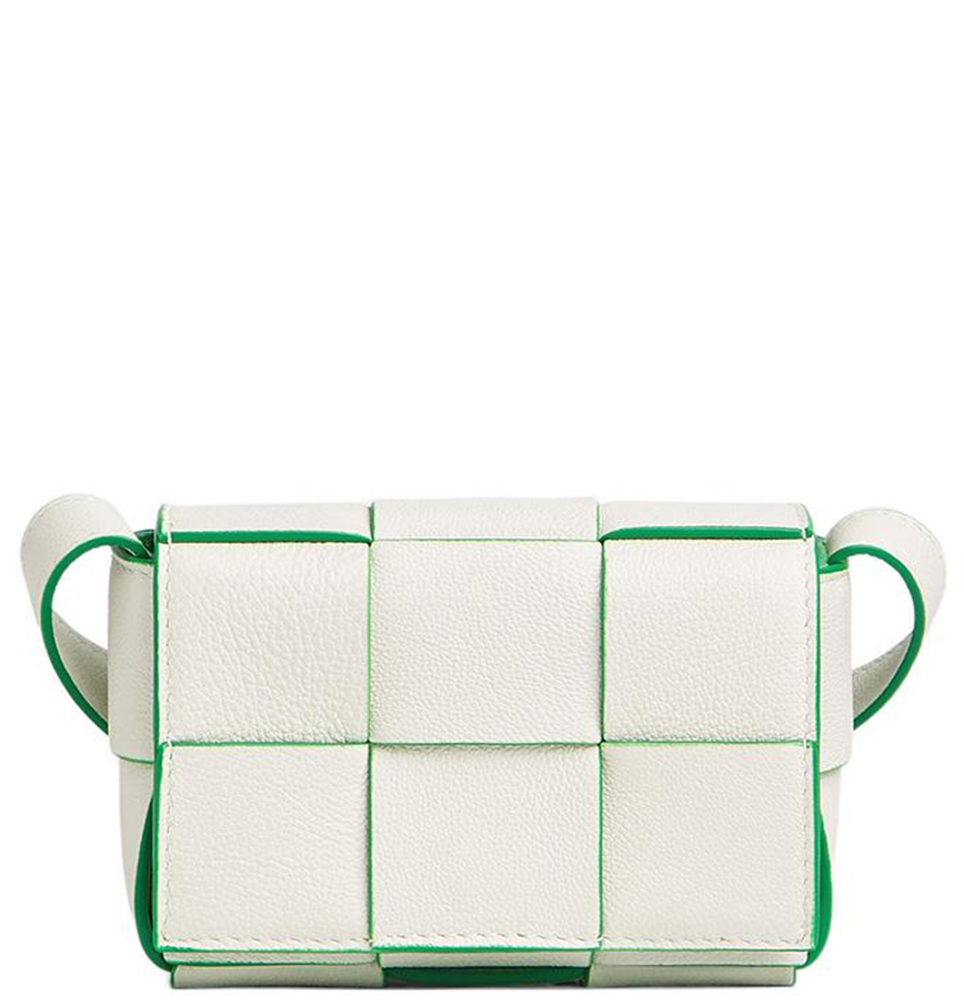  Túi Nữ Bottega Veneta Crossbody Bag Mini 'White' 