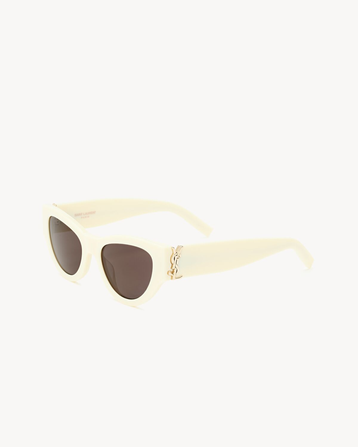  Kính Nữ Saint Laurent Sunglasses 'Ivory' 
