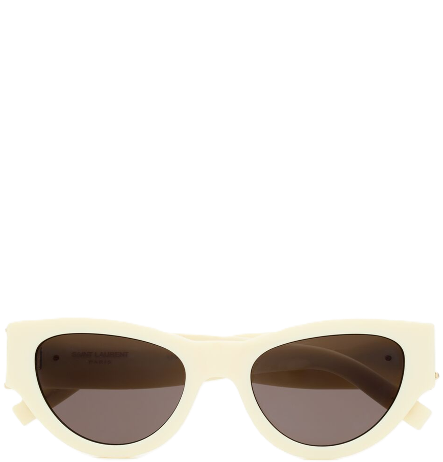  Kính Nữ Saint Laurent Sunglasses 'Ivory' 