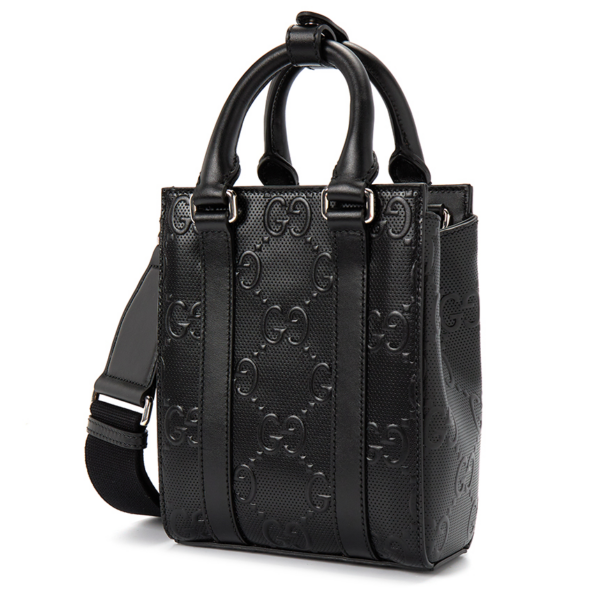  Túi Nữ Gucci GG Emboss Mini 'Black' 