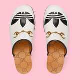  Giày Nữ Gucci x Adidas Horsebit clog ‘White’ 