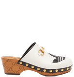  Giày Nữ Gucci x Adidas Horsebit clog ‘White’ 