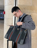  Túi Nam Gucci Bauletto Extra Large Duffle Bag 'Black' 