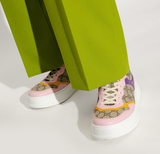  Giày Nữ Gucci GG Supreme Canvas ‘Beige’ 