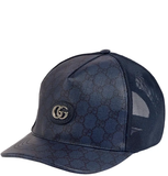  Mũ Nam Gucci GG Supreme Baseball Hat 'Navy' 