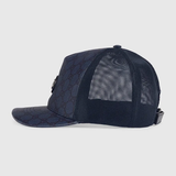  Mũ Nam Gucci GG Supreme Baseball Hat 'Navy' 