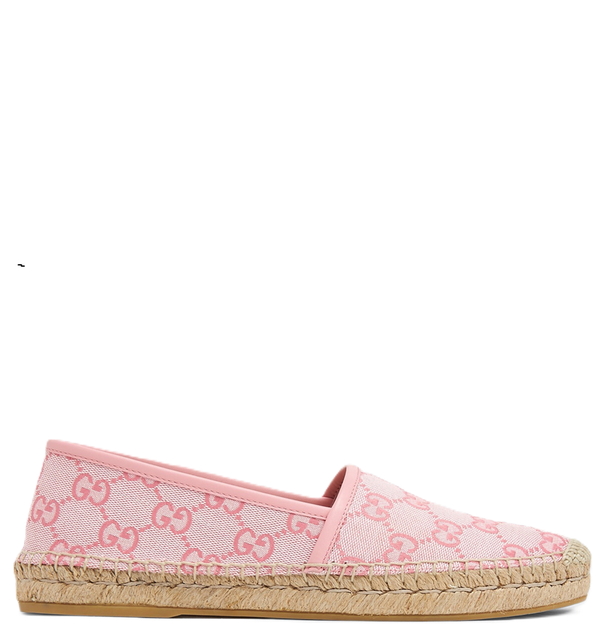  Giày Nữ Gucci GG Espadrille 'Pink' 